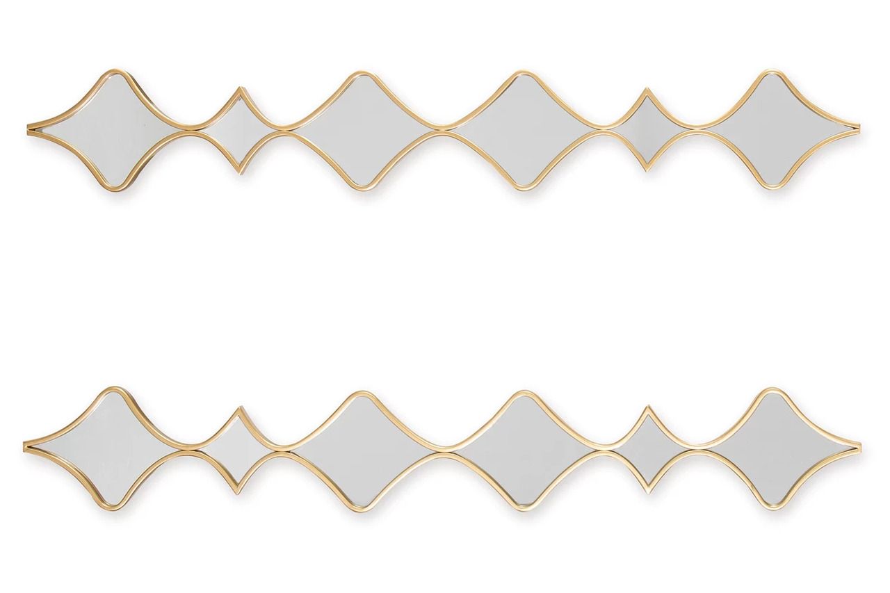 Harriswood 2 Piece Accent Mirror Set In Gold A8010354