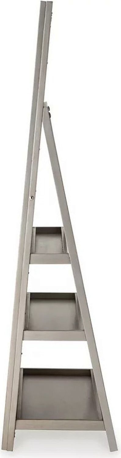 Evesen Floor Standing Mirror with Storage In Champagne A8010379