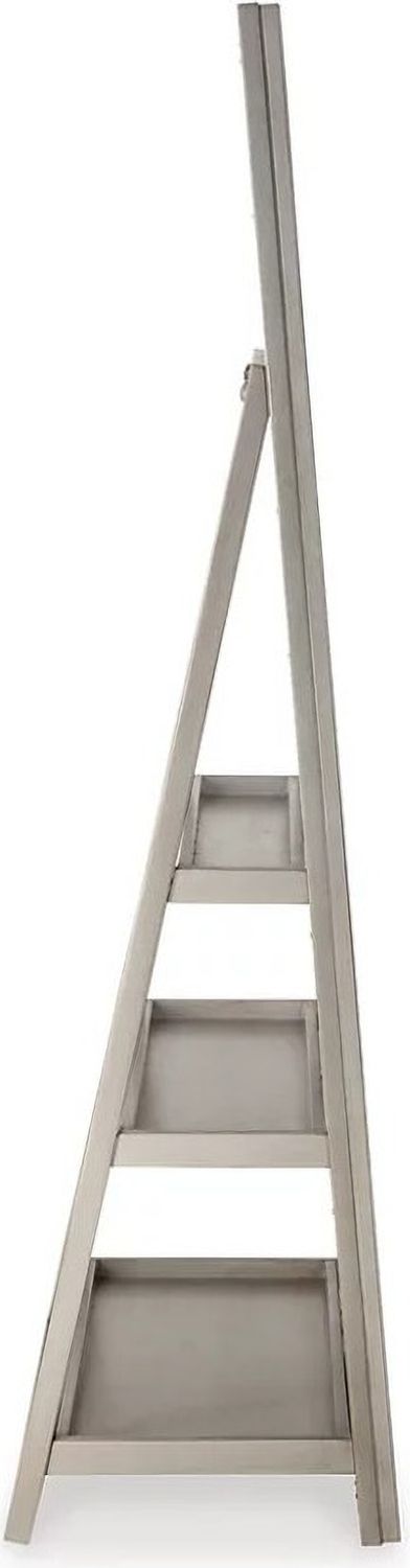 Evesen Floor Standing Mirror with Storage In Champagne A8010379