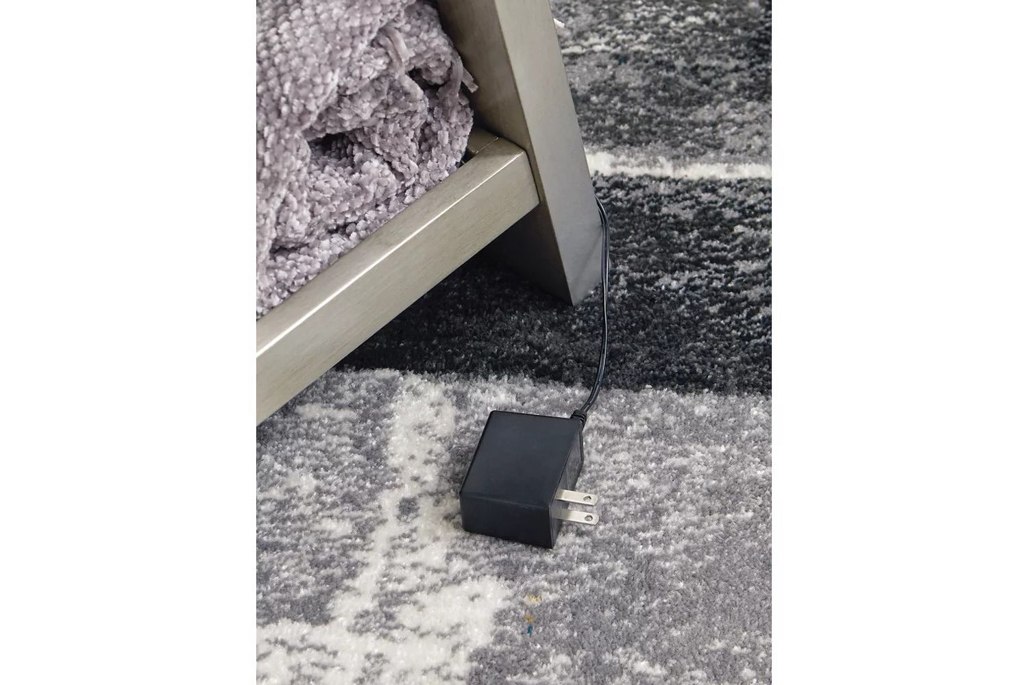 Evesen Floor Standing Mirror with Storage In Champagne A8010379