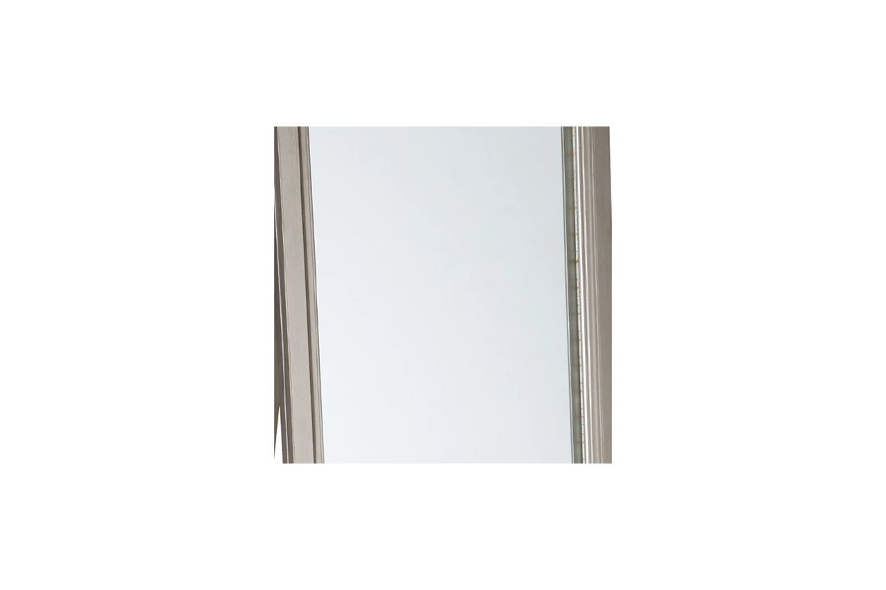Evesen Floor Standing Mirror with Storage In Champagne A8010379