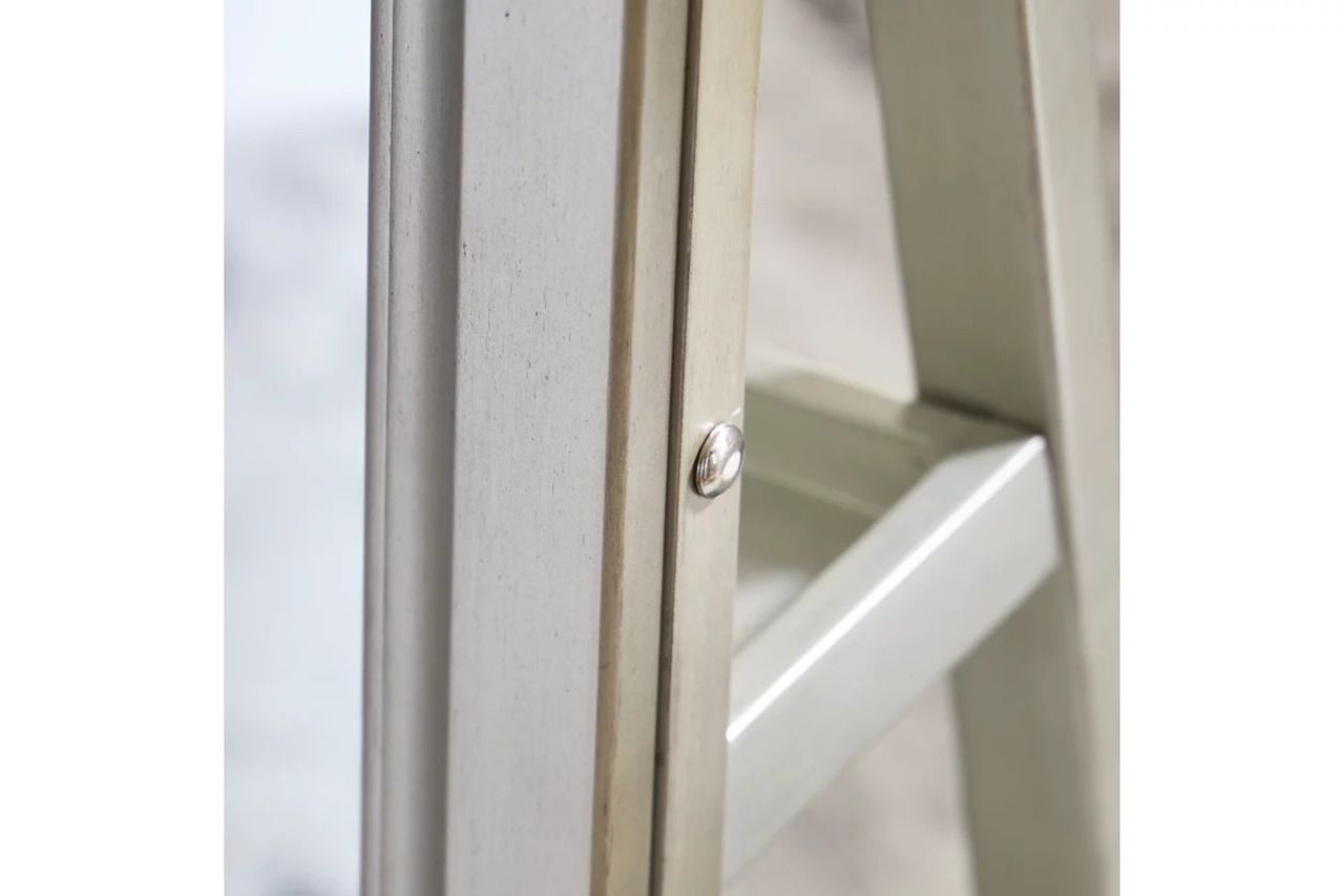 Evesen Floor Standing Storage Mirror In Champagne A8010380