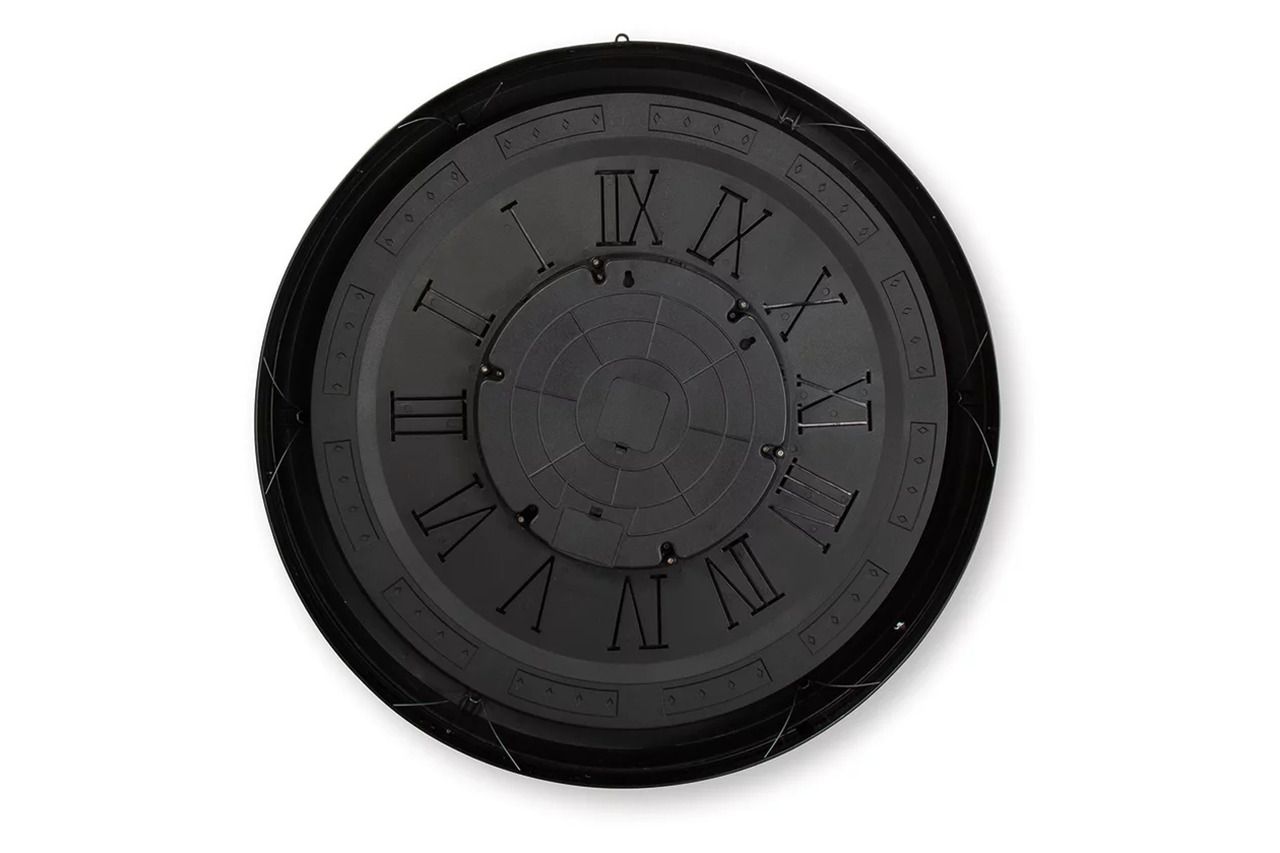 Dairton Wall Clock In Black/Gold A8010385