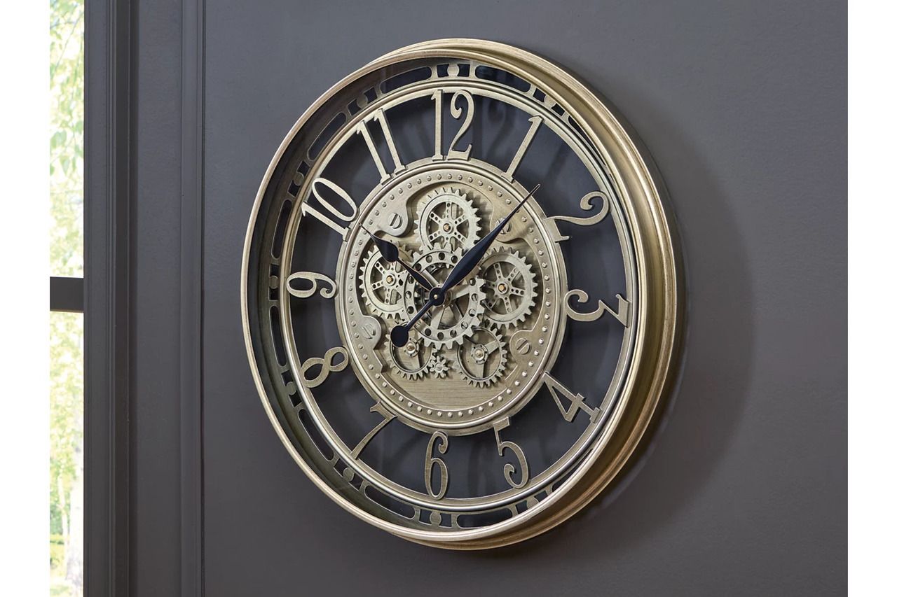 Gilover Wall Clock In Champagne A8010386