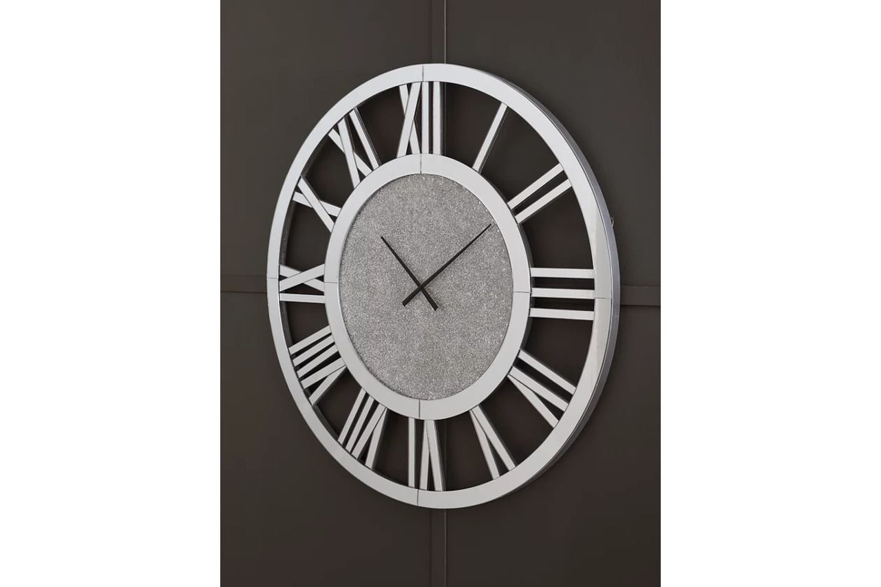 Reinport Wall Clock In Mirror A8010389