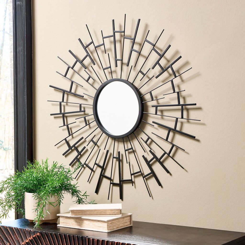 Garrenworth Accent Mirror In Black A8010391