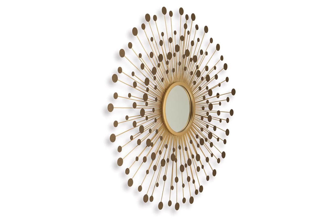 Morwenna Accent Mirror In Bronze and Gold A8010392