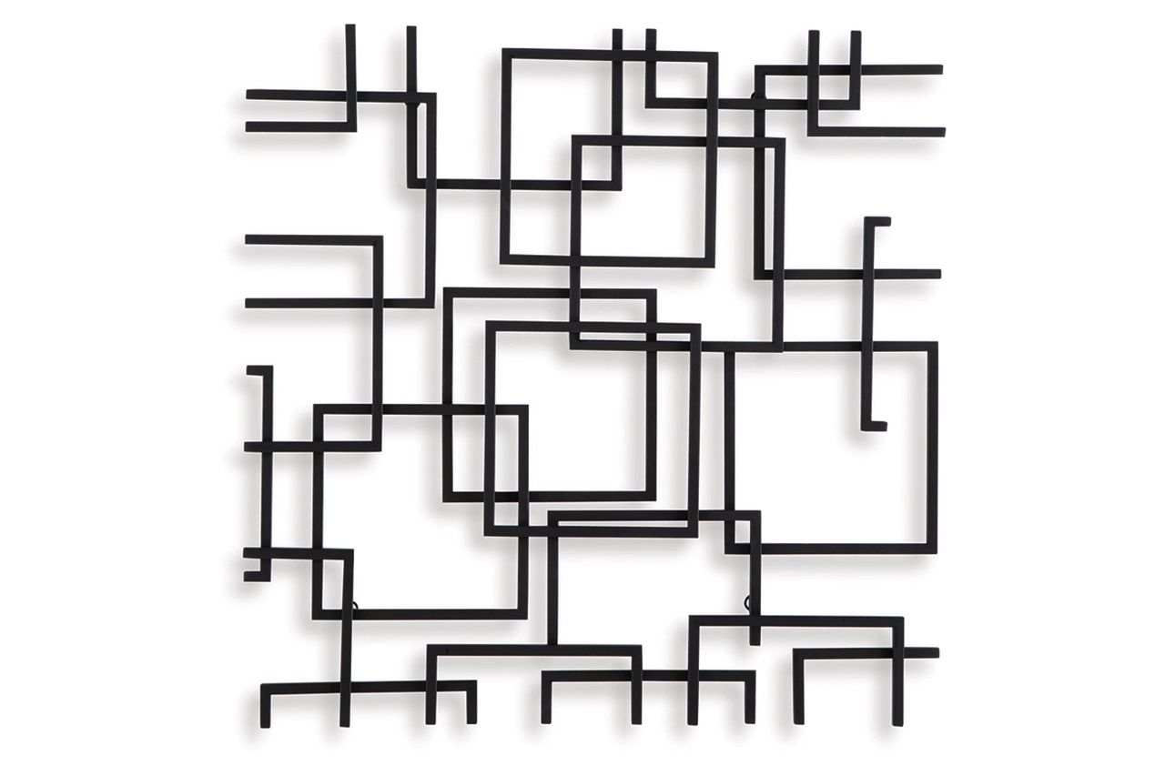 Aadanton Wall Decor In Black A8010400