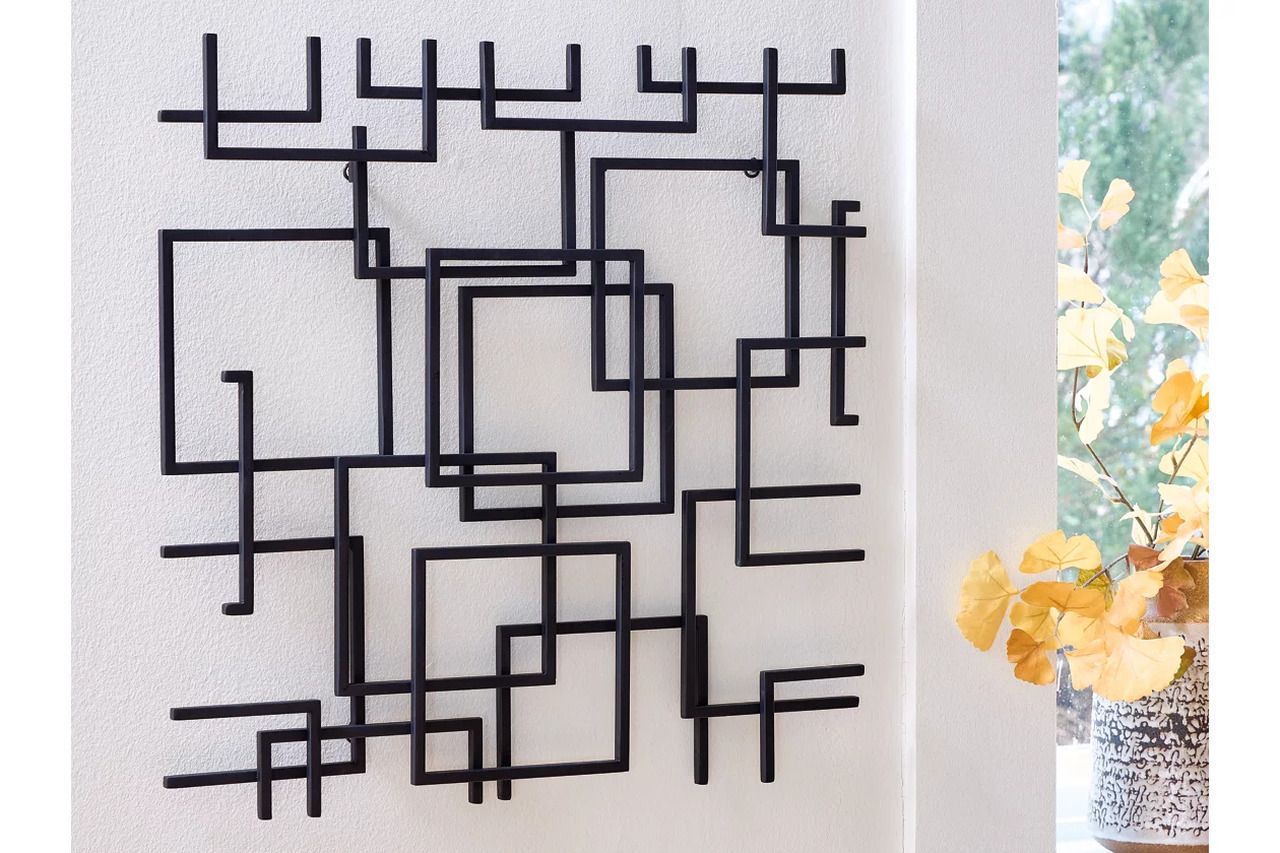 Aadanton Wall Decor In Black A8010400