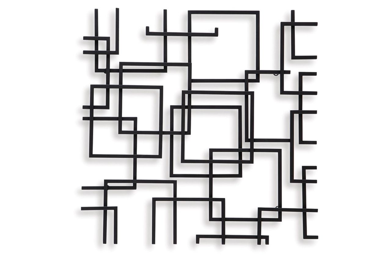 Aadanton Wall Decor In Black A8010400