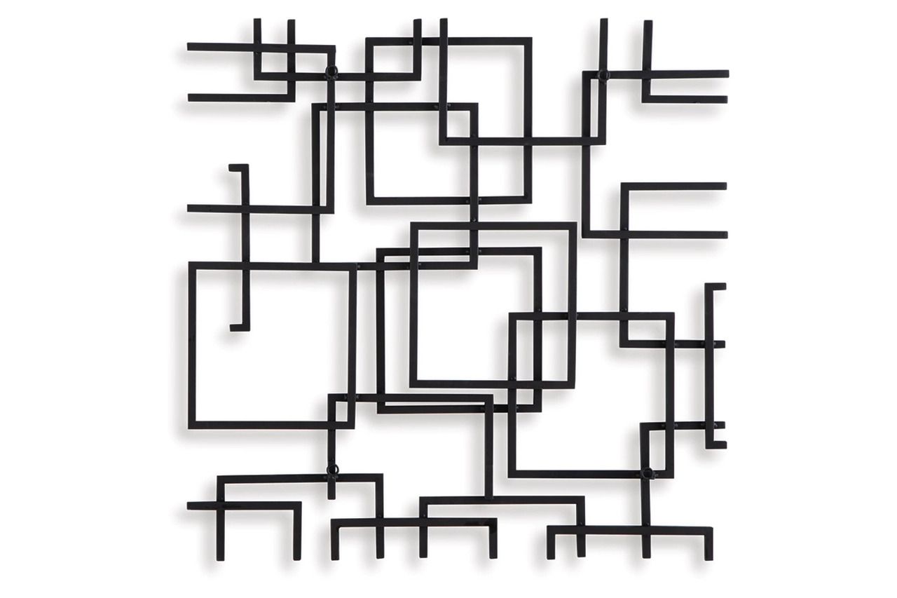 Aadanton Wall Decor In Black A8010400