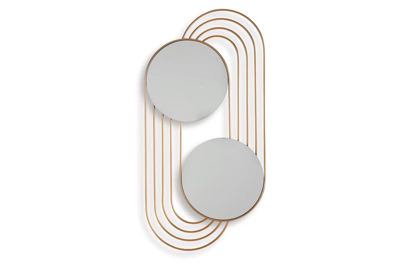 Warrenley Accent Mirror In Gold A8010401