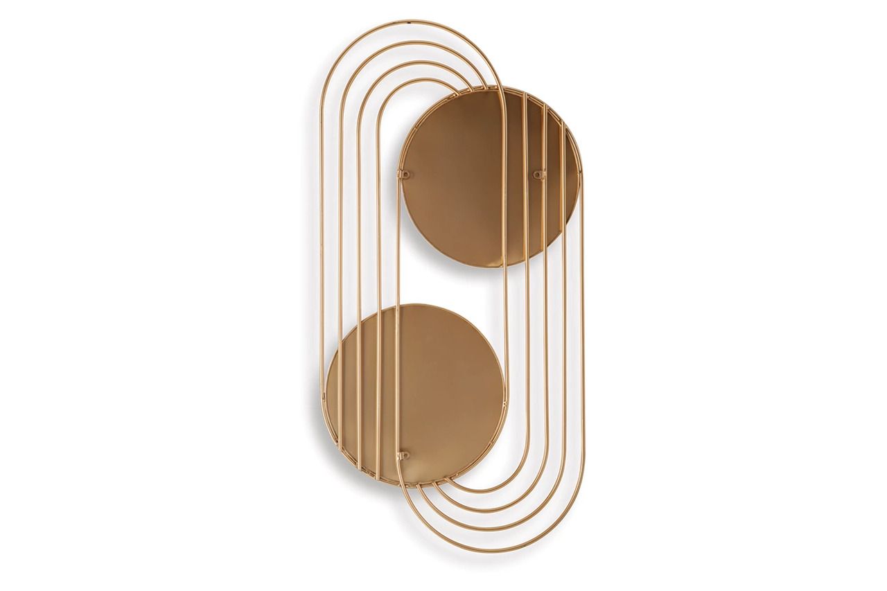 Warrenley Accent Mirror In Gold A8010401