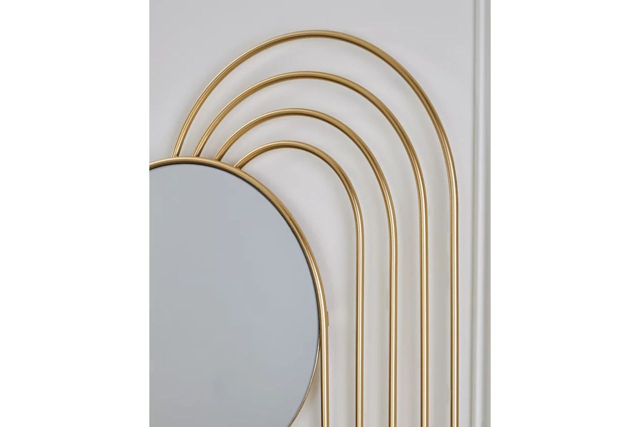 Warrenley Accent Mirror In Gold A8010401