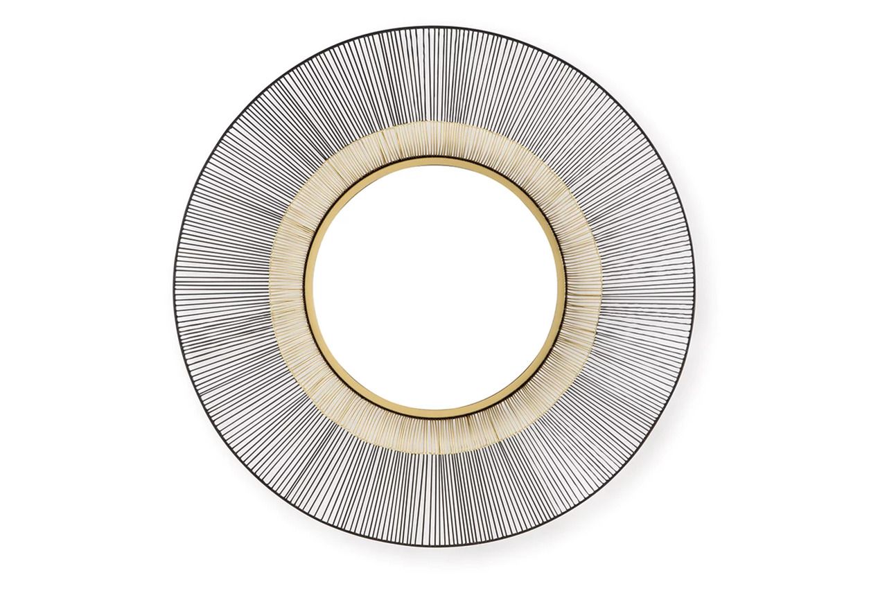 Dallmen Accent Mirror In Black and Gold A8010407