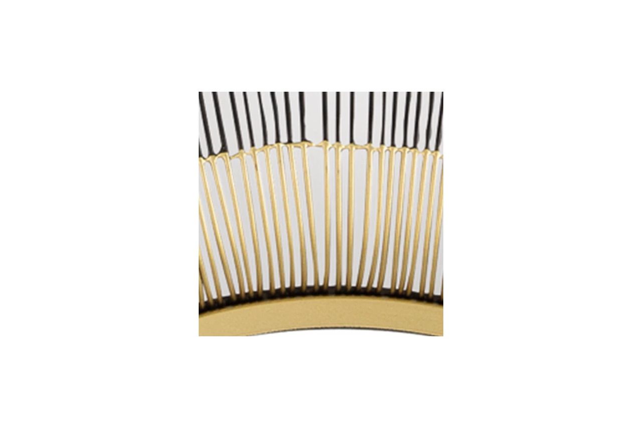 Dallmen Accent Mirror In Black and Gold A8010407