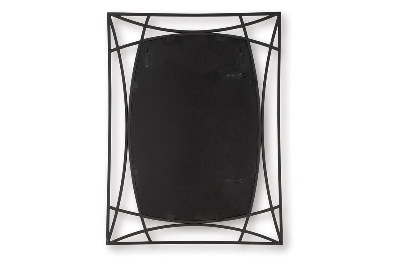 Freenville Accent Mirror In Black A8010408