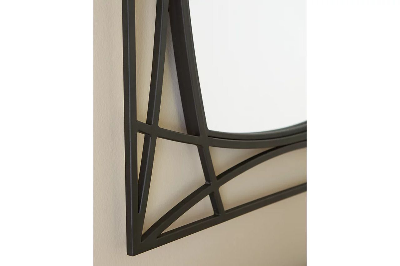 Freenville Accent Mirror In Black A8010408