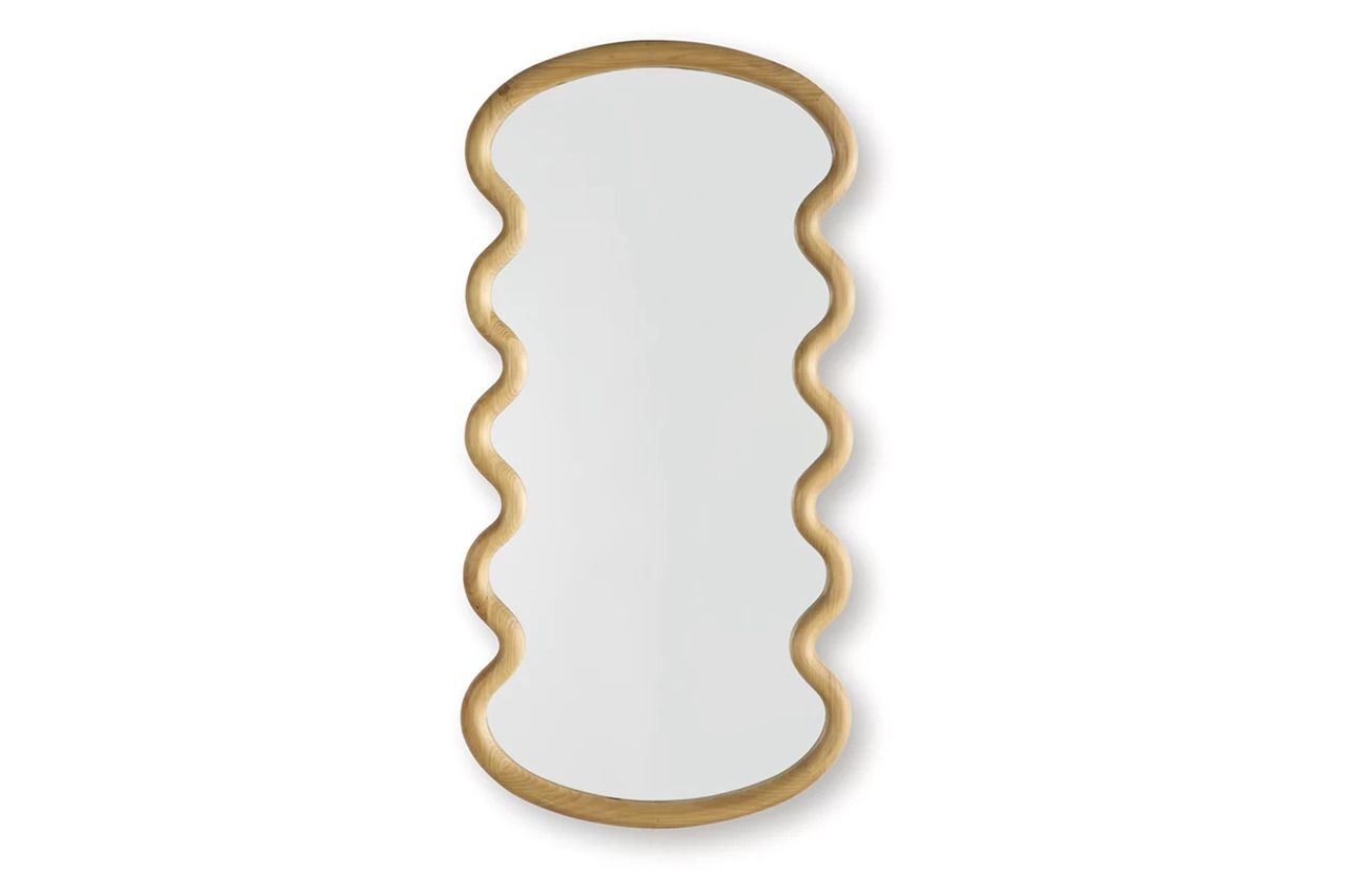 Serendis Accent Mirror In Brown A8010412