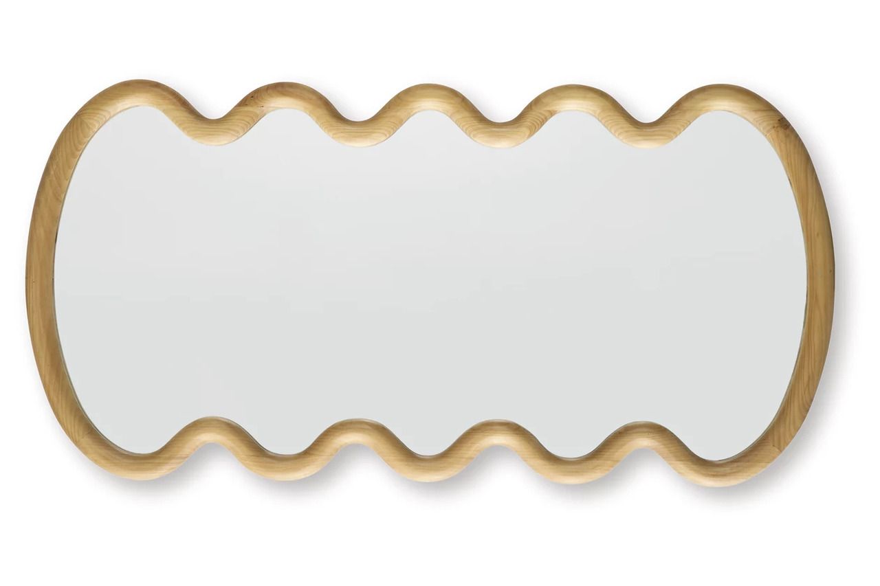 Serendis Accent Mirror In Brown A8010412