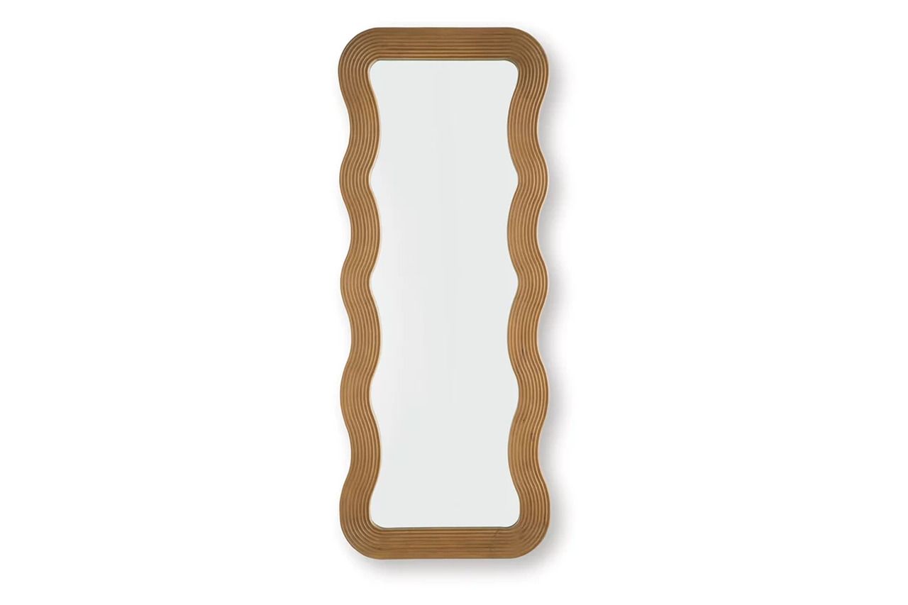 Ellisonville Floor Mirror In Brown A8010413