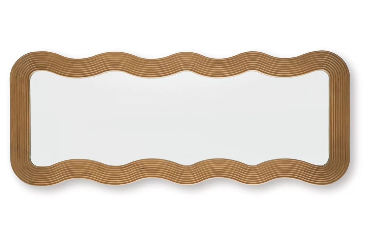 Ellisonville Floor Mirror In Brown A8010413