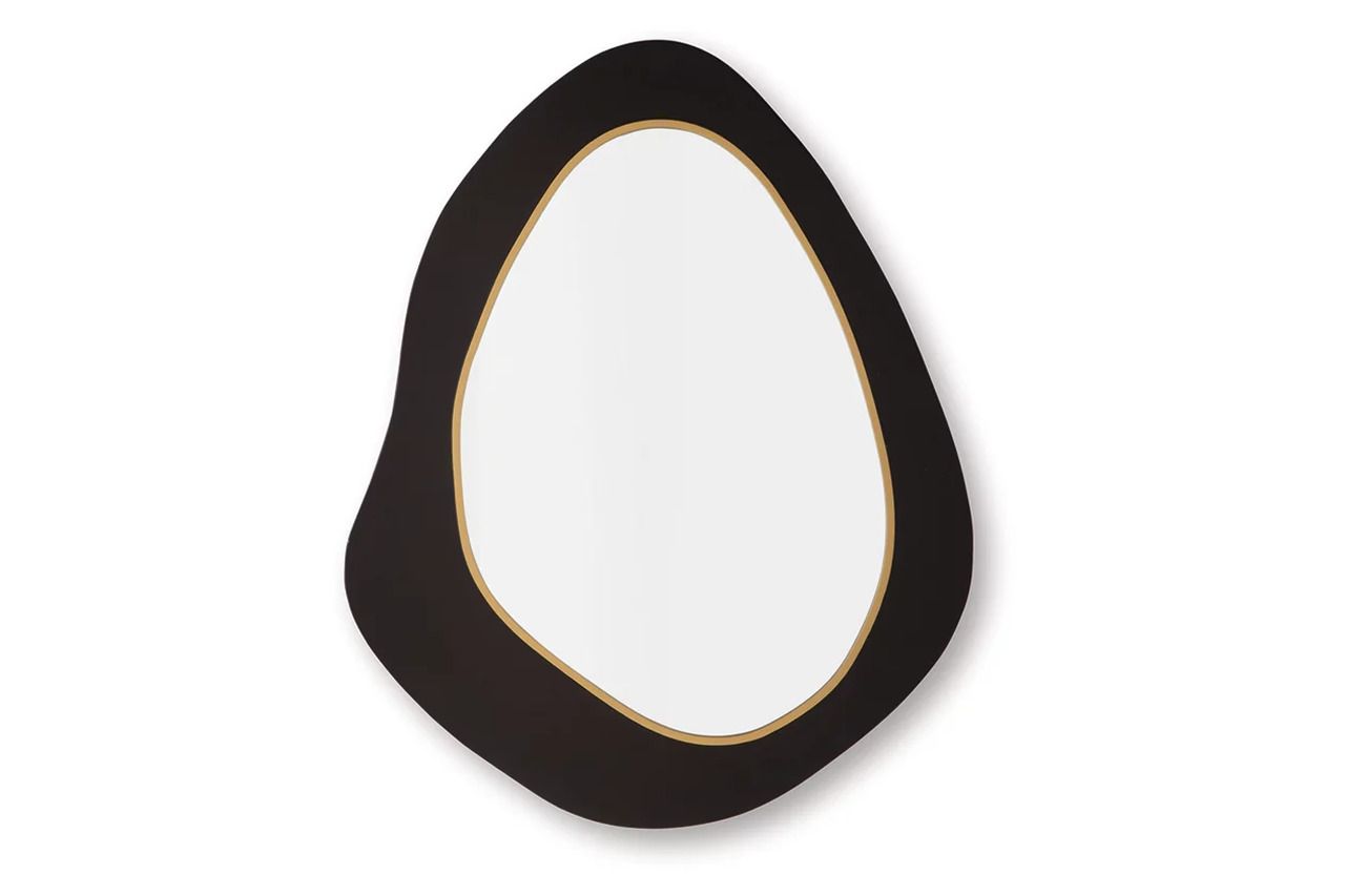 Kierlock Accent Mirror In Black and Gold A8010414