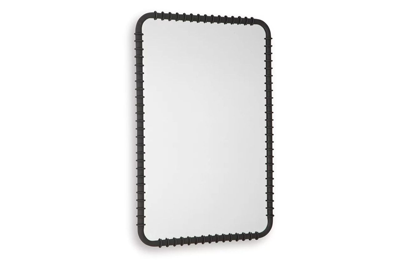 Judlow Accent Mirror In Black A8010419