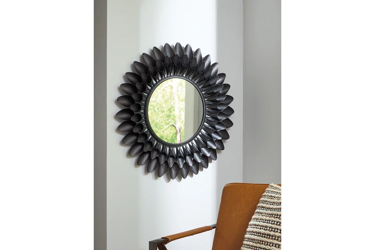 Ryenmour Accent Mirror In Oil Rubbed Bronze A8010421