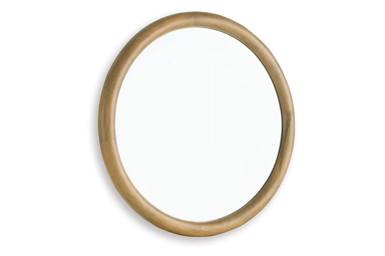 Yadiel Accent Mirror In Brown A8010426
