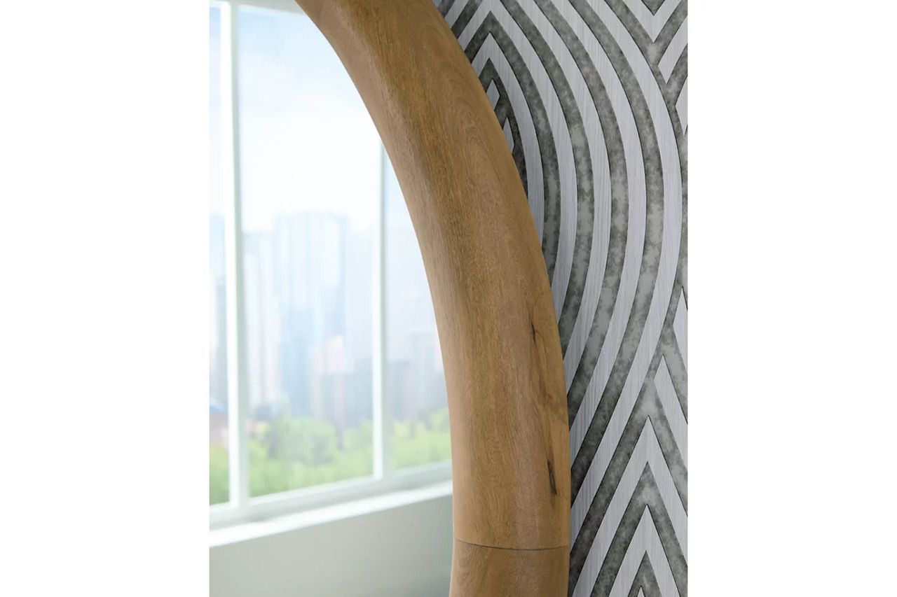 Yadiel Accent Mirror In Brown A8010426
