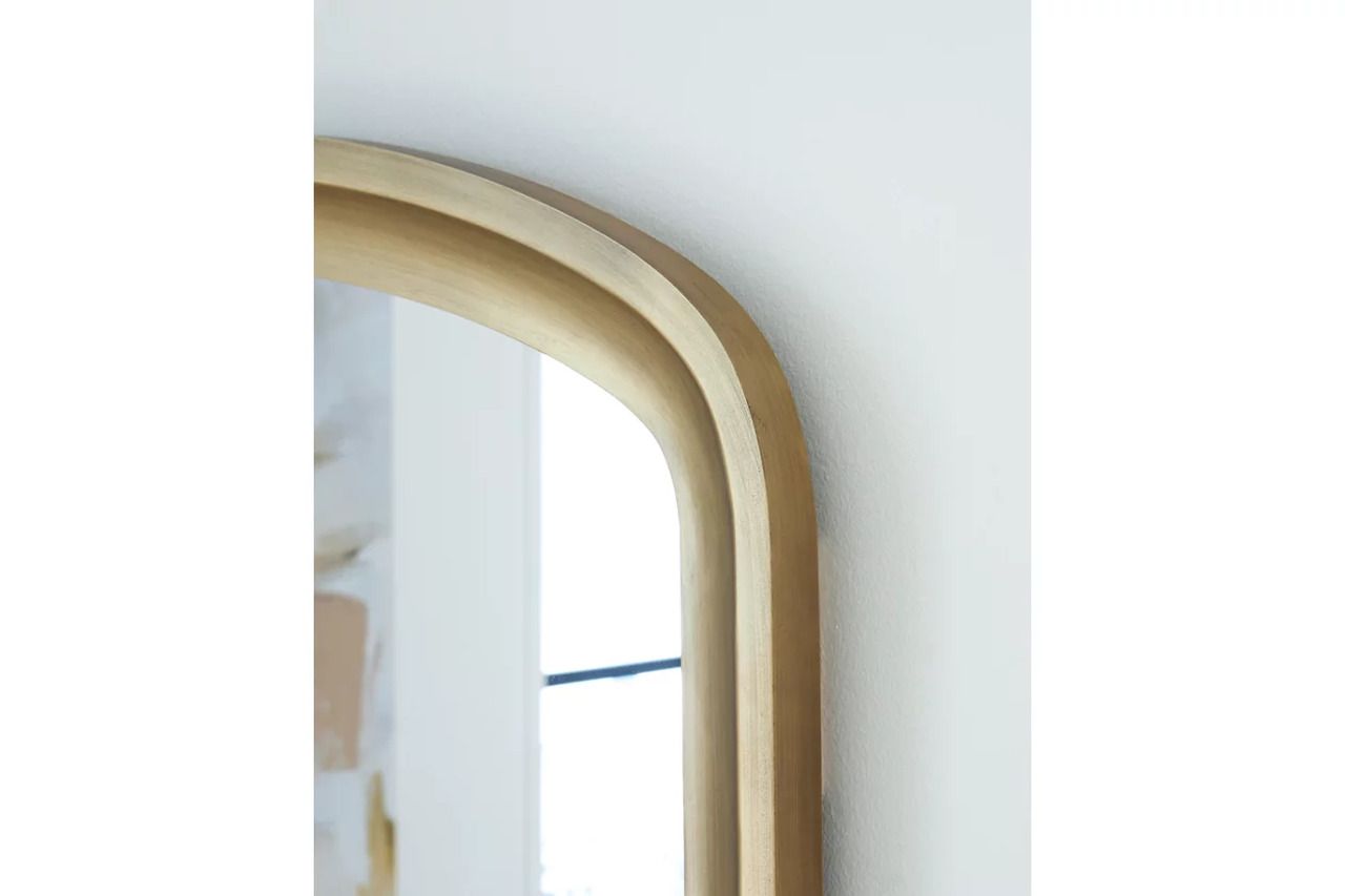 Fintan Floor Mirror In Gold A8010436