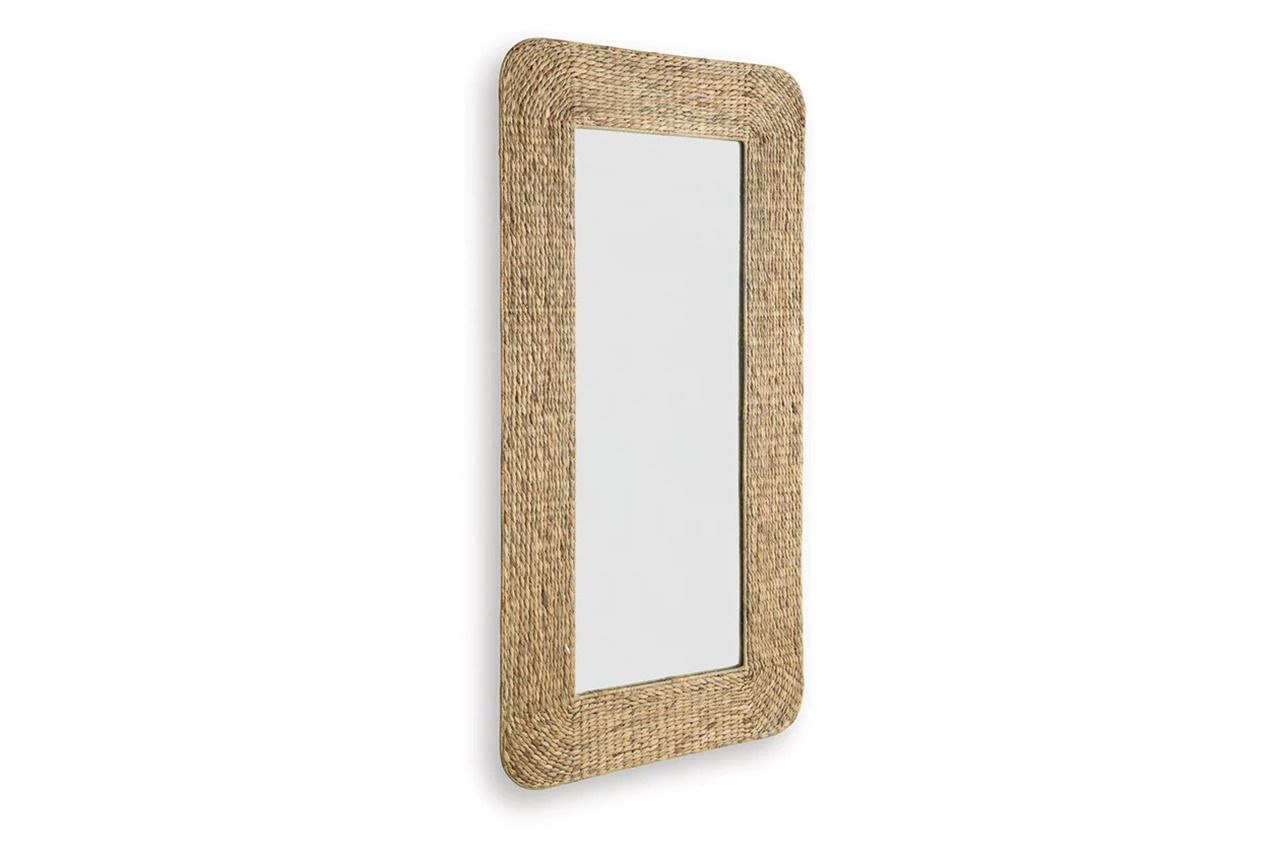 Norigan Floor Mirror In Natural A8010438