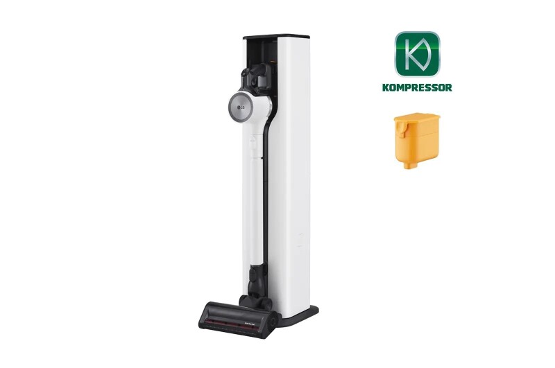 LG CordZero™ All in One Cordless Stick Vacuum with Auto Empty & Dual Floor Max Nozzle Essence White A931KWM Picture 1