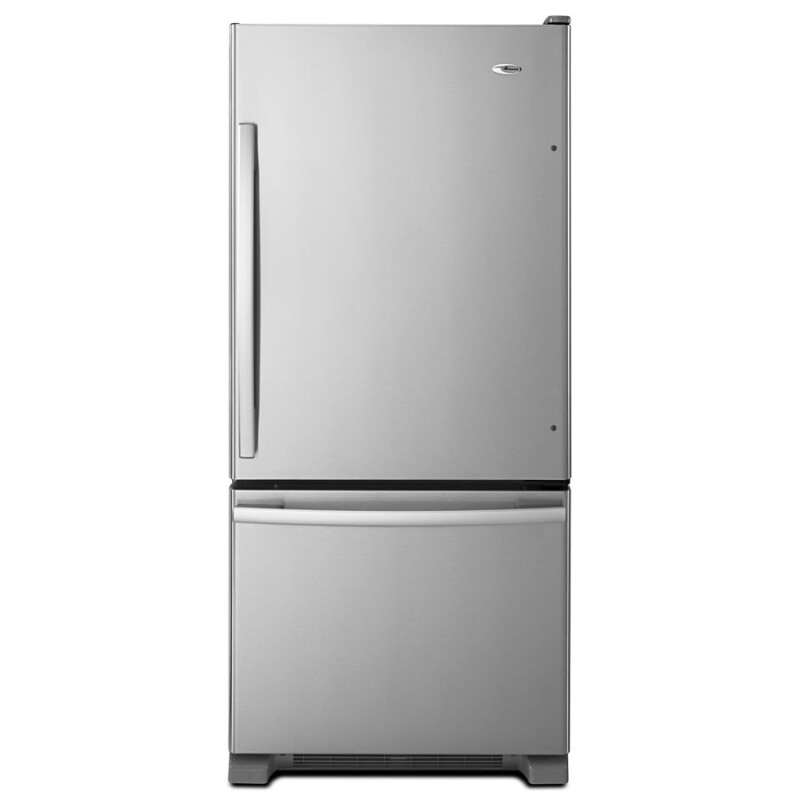 Amana 29-inch Wide Bottom-Freezer Refrigerator with EasyFreezer Pull-Out Drawer -- 18 cu. ft. Capacity Stainless Steel ABB1924BRM Picture 1