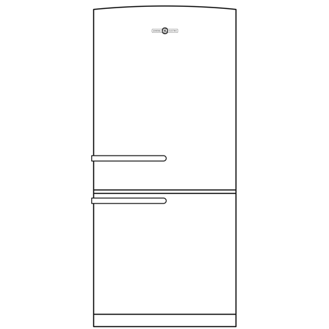 Artistry Series 20.3 Cu. Ft. Bottom-Freezer Refrigerator ABE20EGEBS, product image 20 of 21