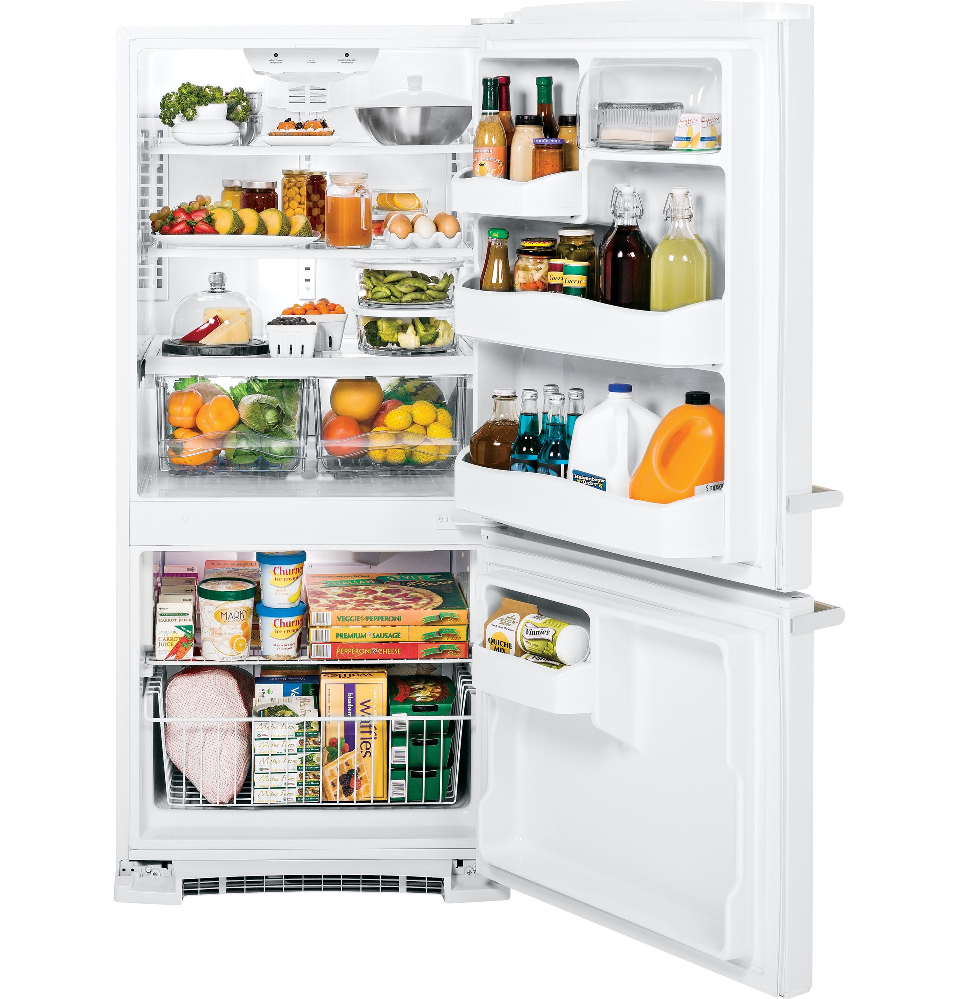 Artistry Series 20.3 Cu. Ft. Bottom-Freezer Refrigerator ABE20EGEWS, product image 11 of 22
