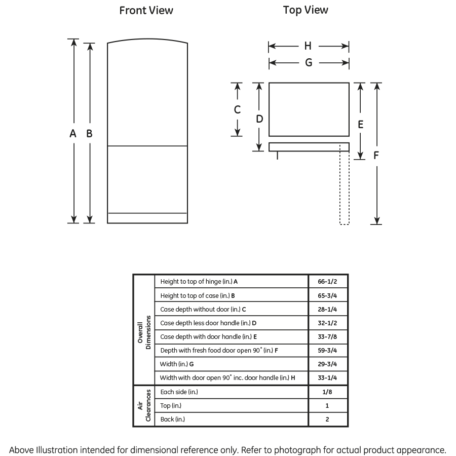 Artistry Series 20.3 Cu. Ft. Bottom Freezer Refrigerator ABE20EGHWS, product image 21 of 21
