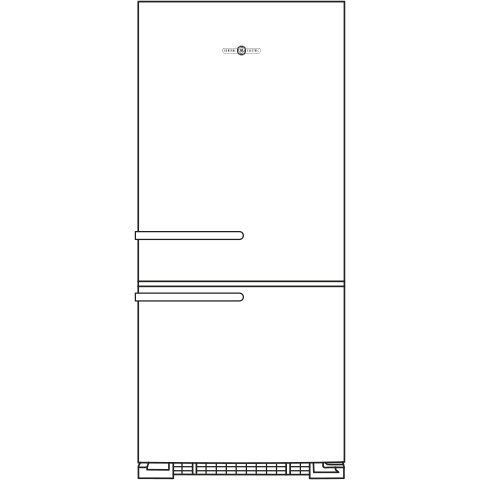 Artistry Series 21.0 Cu. Ft. Bottom Freezer Refrigerator ABE21DGKBS, product image 8 of 9