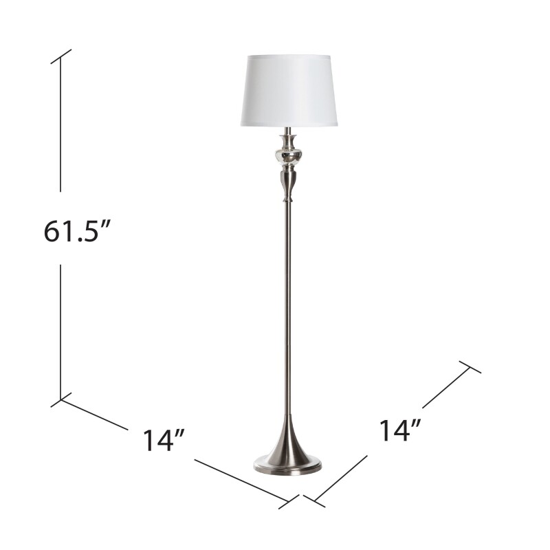 Queensland Metal Floor Lamp ABS1378SNG