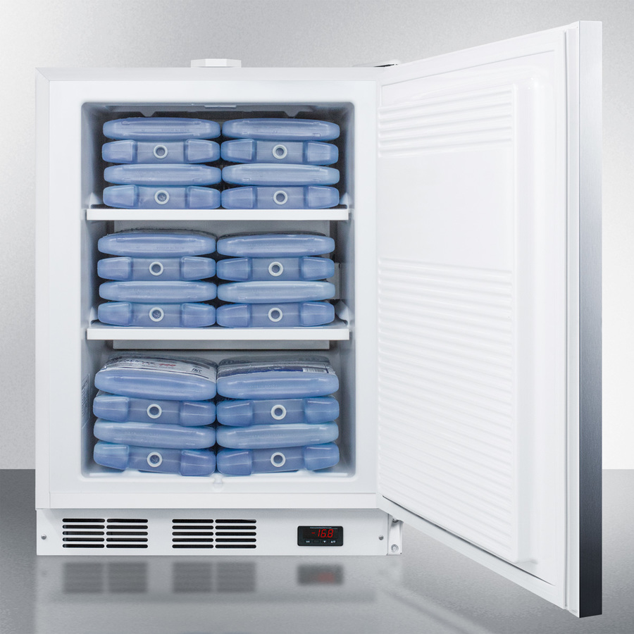 24" Wide Built-In All-Freezer, ADA Compliant ACF48WSSHHADA