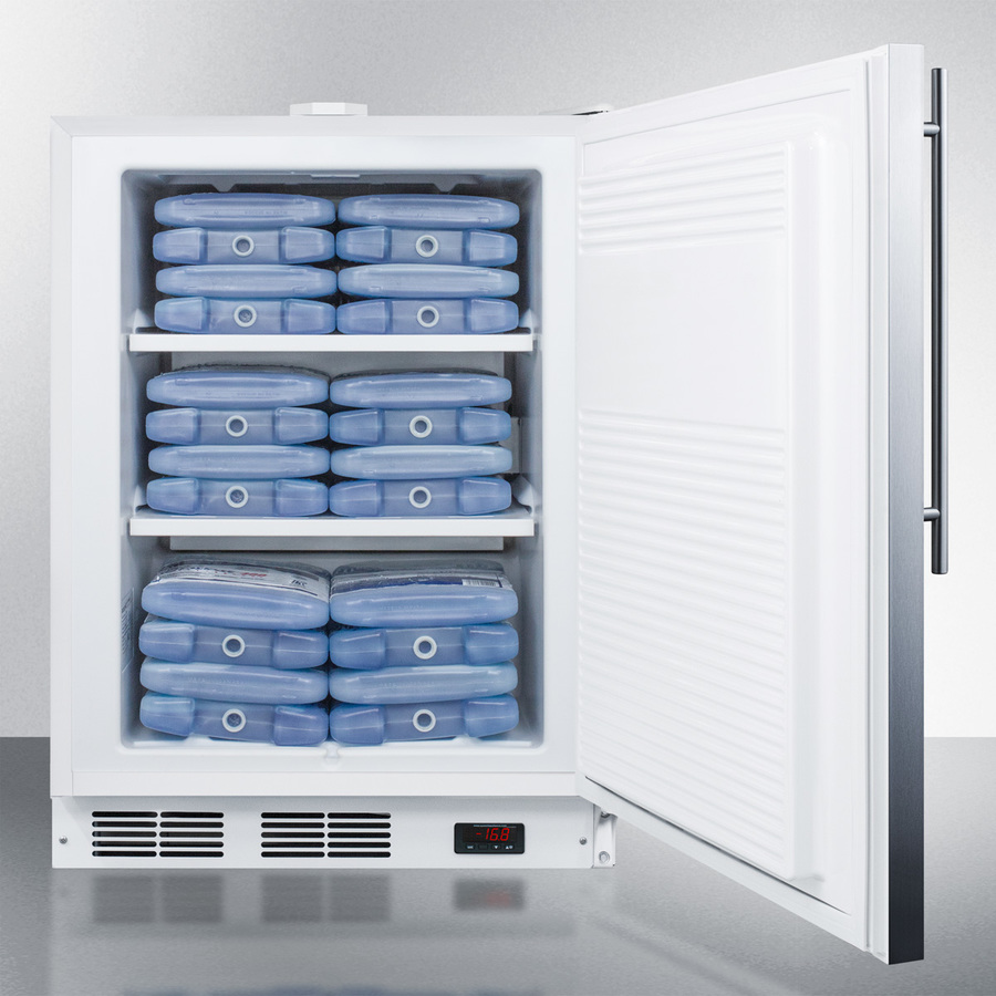 24" Wide Built-In All-Freezer ACF48WSSHV