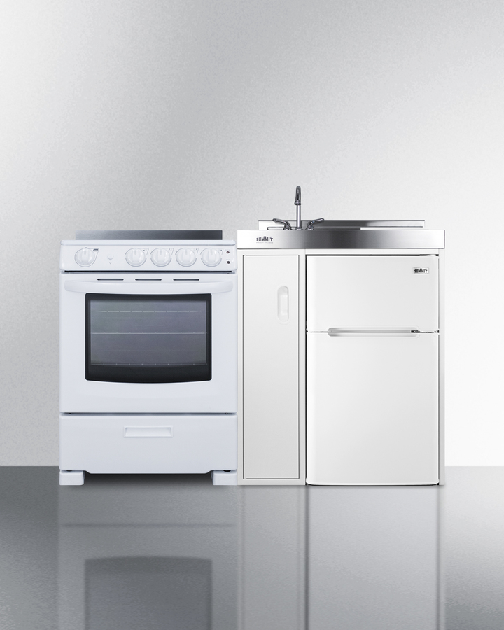 54" Wide All-in-One Kitchenette with Electric Range ACK54ELSTW