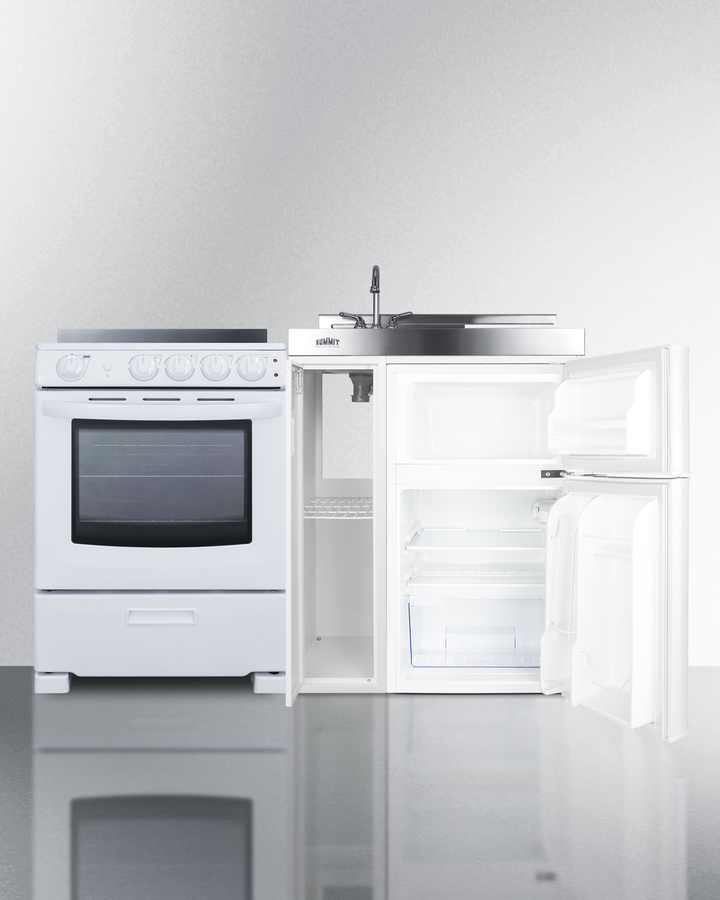 54" Wide All-in-One Kitchenette with Electric Range ACK54ELSTW