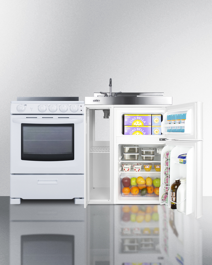 54" Wide All-in-One Kitchenette with Electric Range ACK54ELSTW