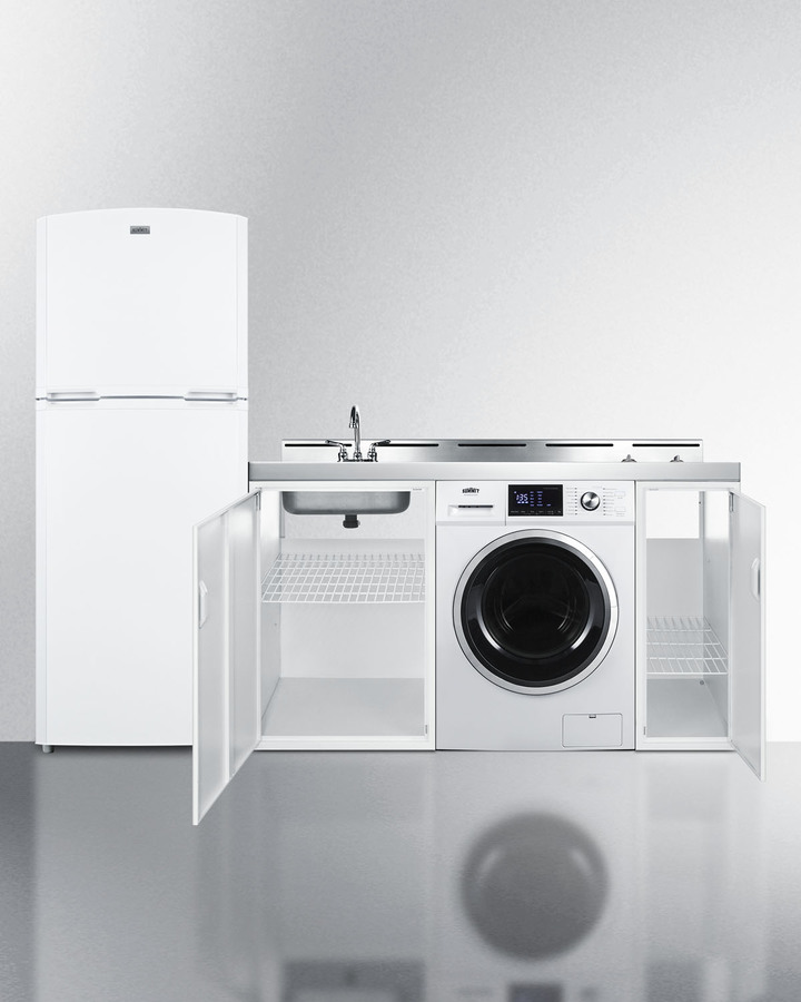 All-In-One Kitchenette with Washer/Dryer Combo ACKSPWD861G