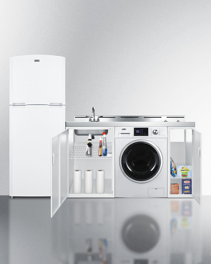All-In-One Kitchenette with Washer/Dryer Combo ACKSPWD861G