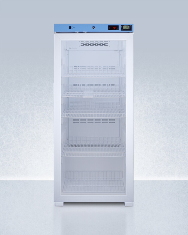 24" Wide Upright Medical Refrigerator, Certified to NSF/ANSI 456 Vaccine Storage Standard ACR1012GNSF456LHD