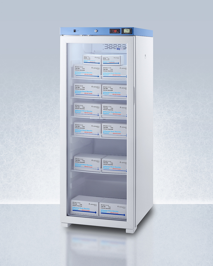 24" Wide Upright Medical Refrigerator, Certified to NSF/ANSI 456 Vaccine Storage Standard ACR1322GNSF456LHD