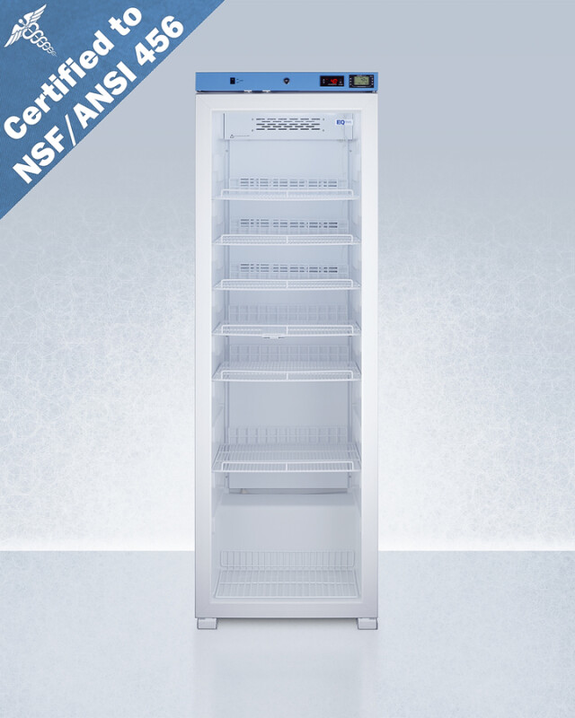 24" Wide Upright Medical Refrigerator, Certified to NSF/ANSI 456 Vaccine Storage Standard ACR1602GNSF456